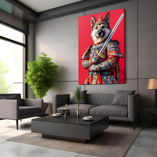 Samurai Dog Art