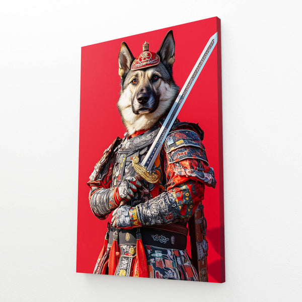Samurai Dog Art
