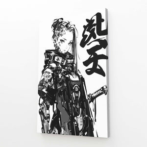 Samurai Guardian Cyberpunk Art | MusaArtGallery™