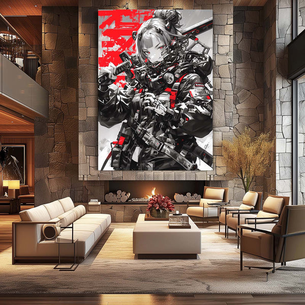 Samurai Nexus Cyberpunk Art | MusaArtGallery™