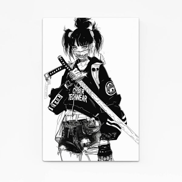 Samurai Street Cyberpunk Art | MusaArtGallery™