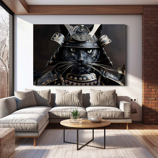 Samurai Warrior Cat Art | MusaArtGallery™