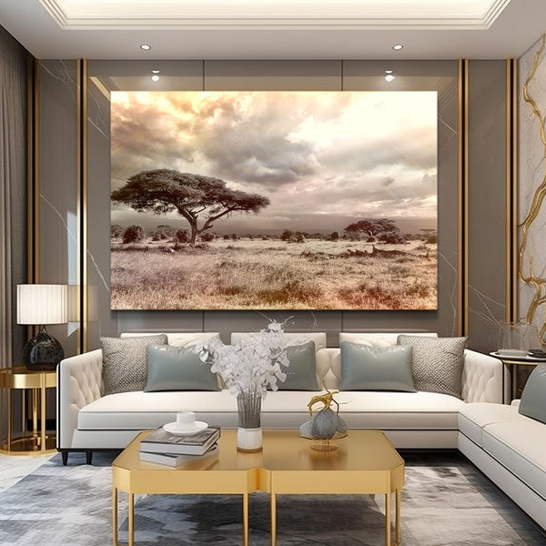 Savanna Sunrise Tree Art | MusaArtGallery™