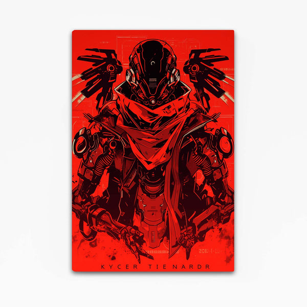 Scarlet Reaper Cyberpunk Art | MusaArtGallery™