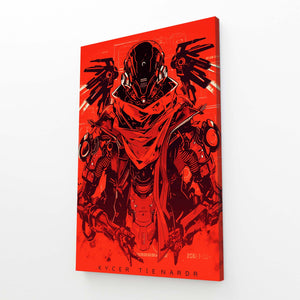 Scarlet Reaper Cyberpunk Art | MusaArtGallery™