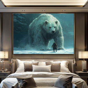 Scary Bear Wall Art