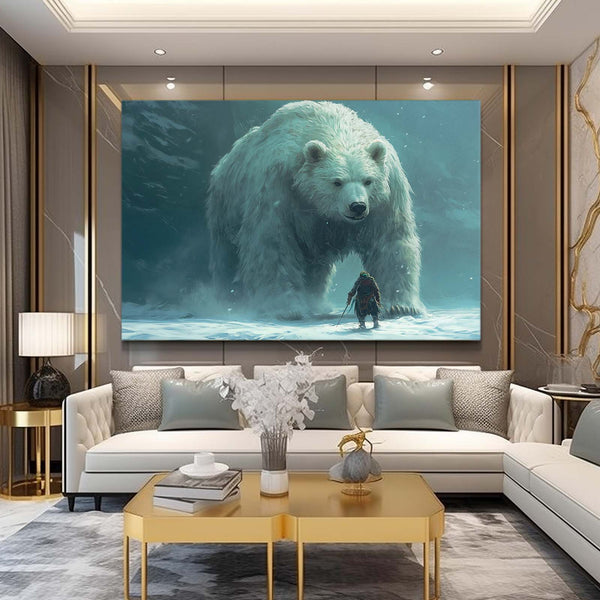 Scary Bear Wall Art