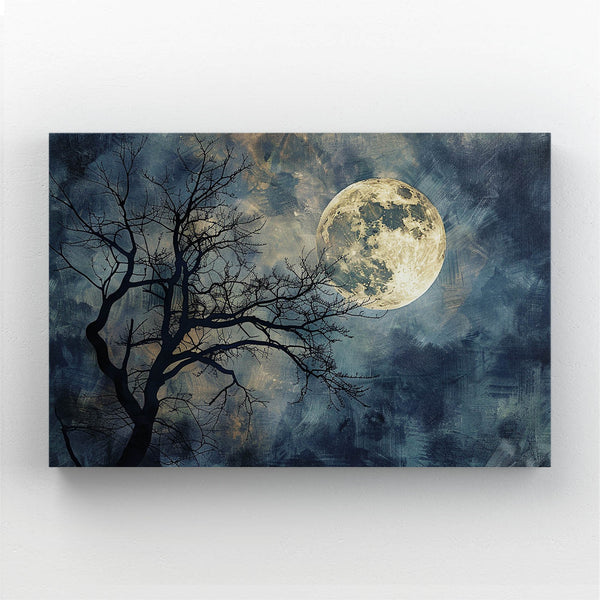 Scary Night Moon Art | MusaArtGallery™