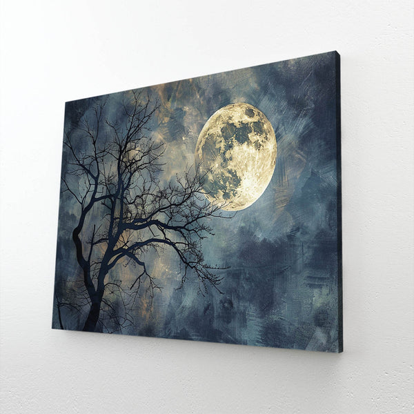 Scary Night Moon Art | MusaArtGallery™