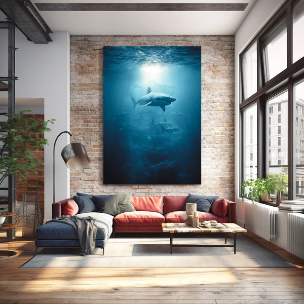 Sea Shark Canvas