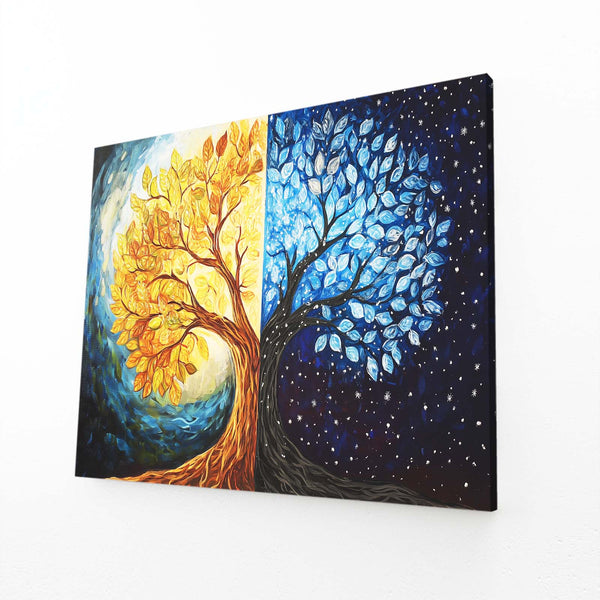 Seasons Tree Of Life Wall Art Canvas