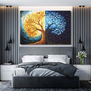Seasons Tree Of Life Wall Art Canvas