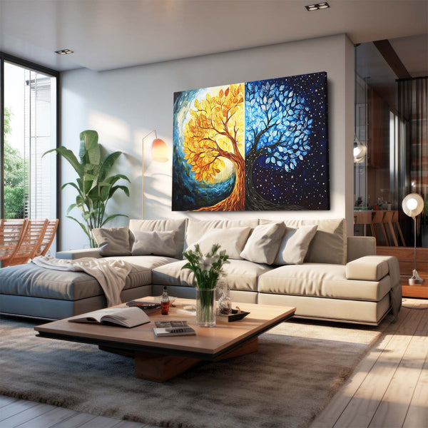 Seasons Tree Of Life Wall Art Canvas