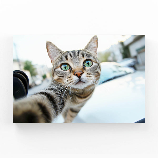 Selfie Cat Wall Art