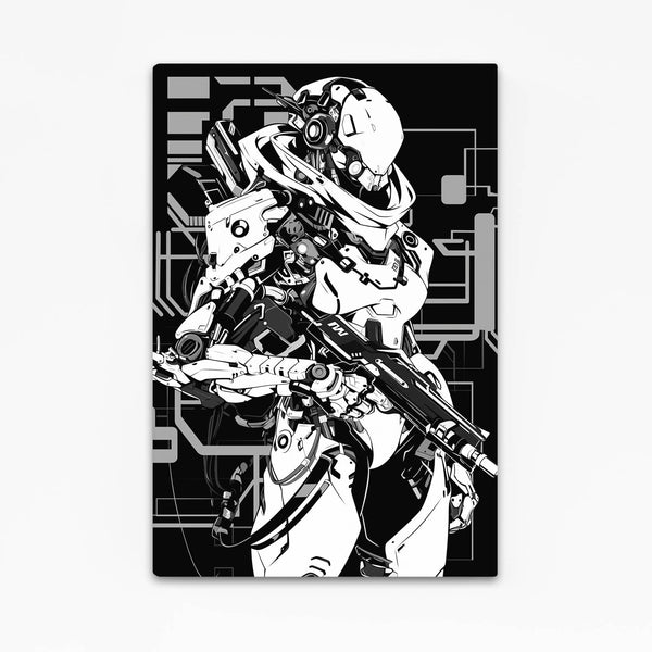 Sentinel Enforcer Cyberpunk Art