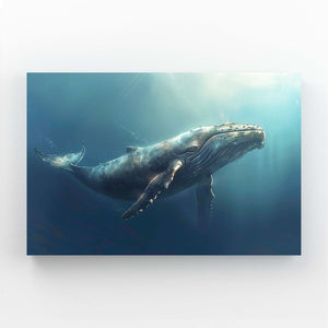 Serene Depths Whale Art | MusaArtGallery™