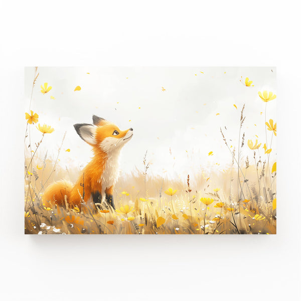 Serene Meadow Fox Art | MusaArtGallery™