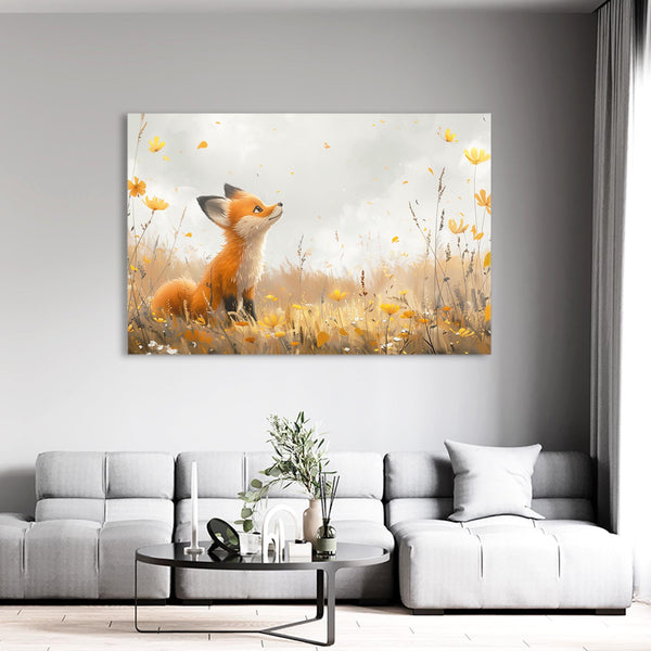 Serene Meadow Fox Art | MusaArtGallery™