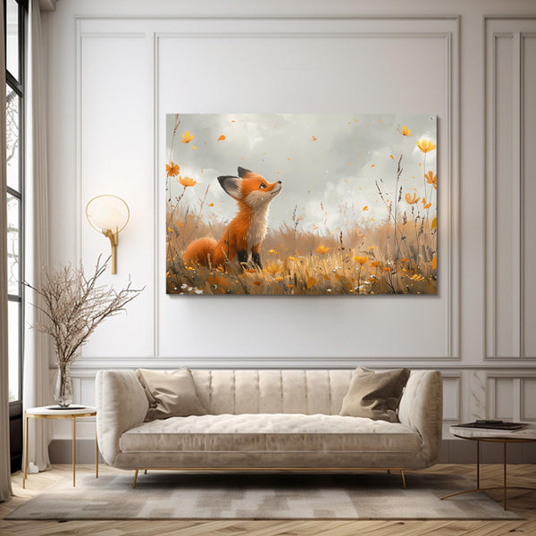 Serene Meadow Fox Art | MusaArtGallery™