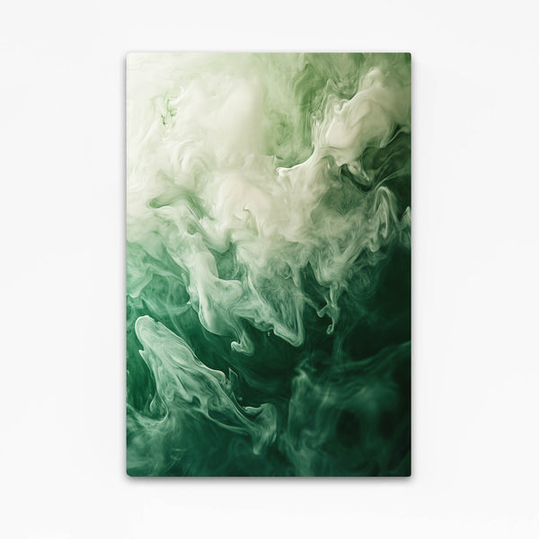 Serene Mist Green Abstract Art | MusaArtGallery™