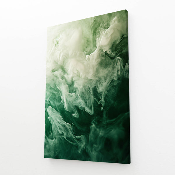 Serene Mist Green Abstract Art | MusaArtGallery™