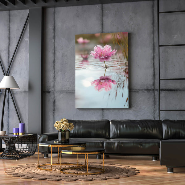 Serene Reflection Flower Art | MusaArtGallery™