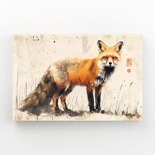 Serene Stance Fox Art | MusaArtGallery™