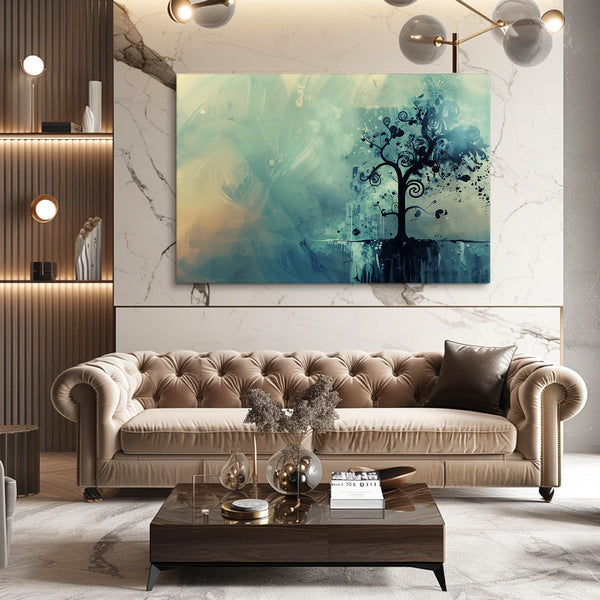 Serene Sunrise Tree Art | MusaArtGallery™