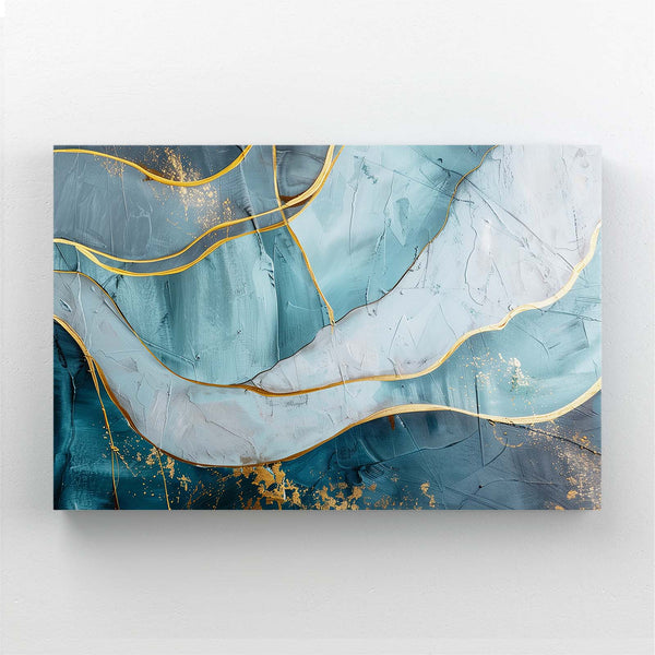 Serene Waves Abstract Art | MusaArtGallery™