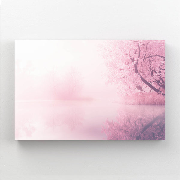 Serenity Blossom Pink Abstract Art | MusaArtGallery™