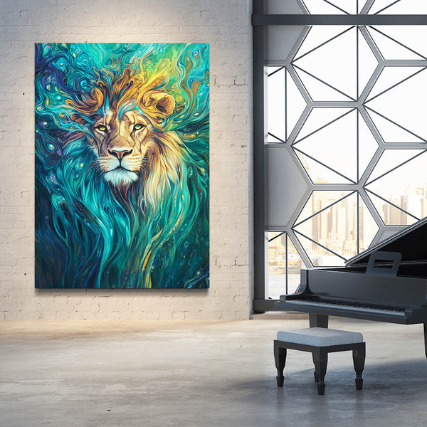 Serenity Lion Wall Art | MusaArtGallery™