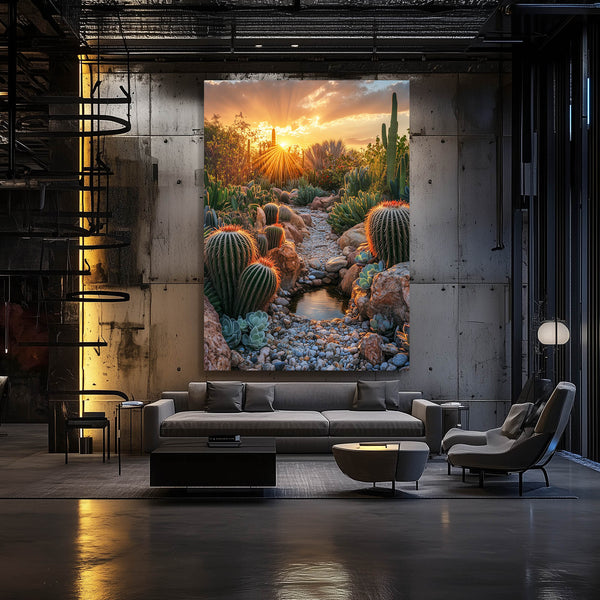 Shadow Cactus Art Print