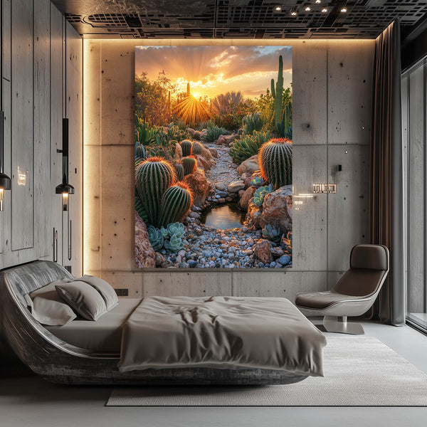 Shadow Cactus Art Print