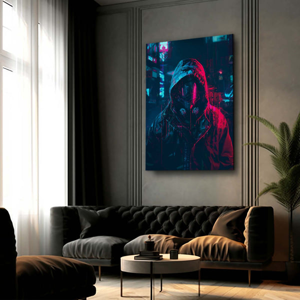 Shadow Enforcer Cyberpunk Art | MusaArtGallery™