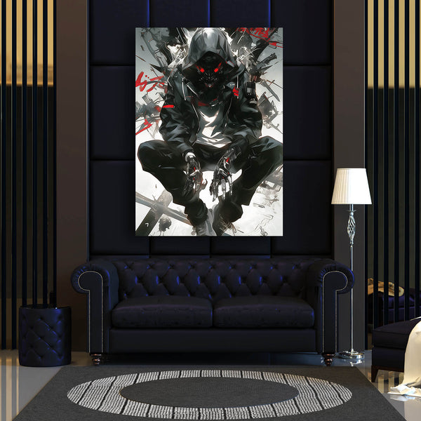 Shadow Hacker Cyberpunk Art | MusaArtGallery™