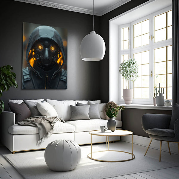 Shadow Sentinel Cyberpunk Art | MusaArtGallery™