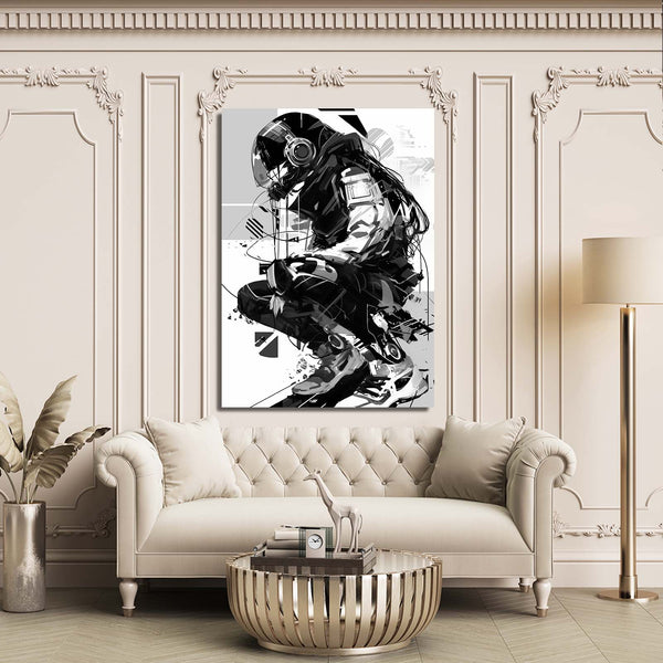 Shadow Striker Cyberpunk Art | MusaArtGallery™