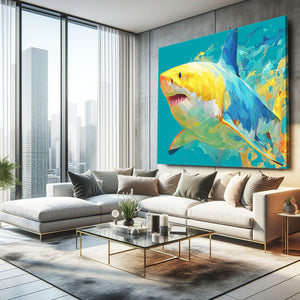 Shark Art Abstract