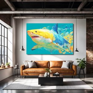 Shark Art Abstract