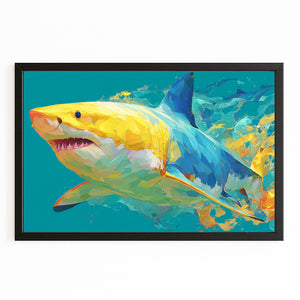 Shark Art Abstract
