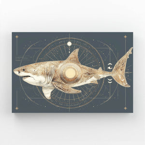 Shark Art Black