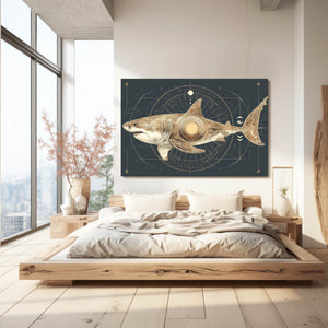 Shark Art Black