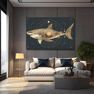 Shark Art Black