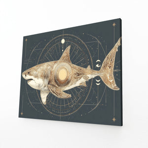 Shark Art Black