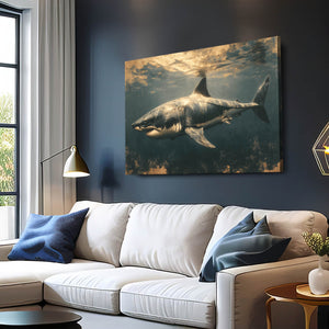Shark Art Golden