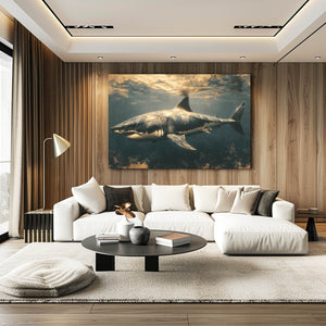 Shark Art Golden