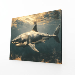 Shark Art Golden