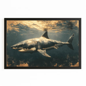 Shark Art Golden