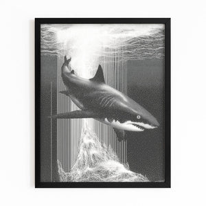 Shark Art Grey