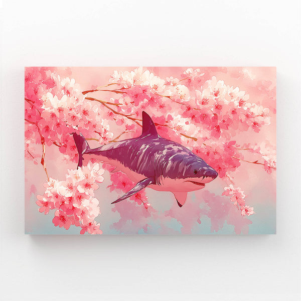 Shark Art Pink